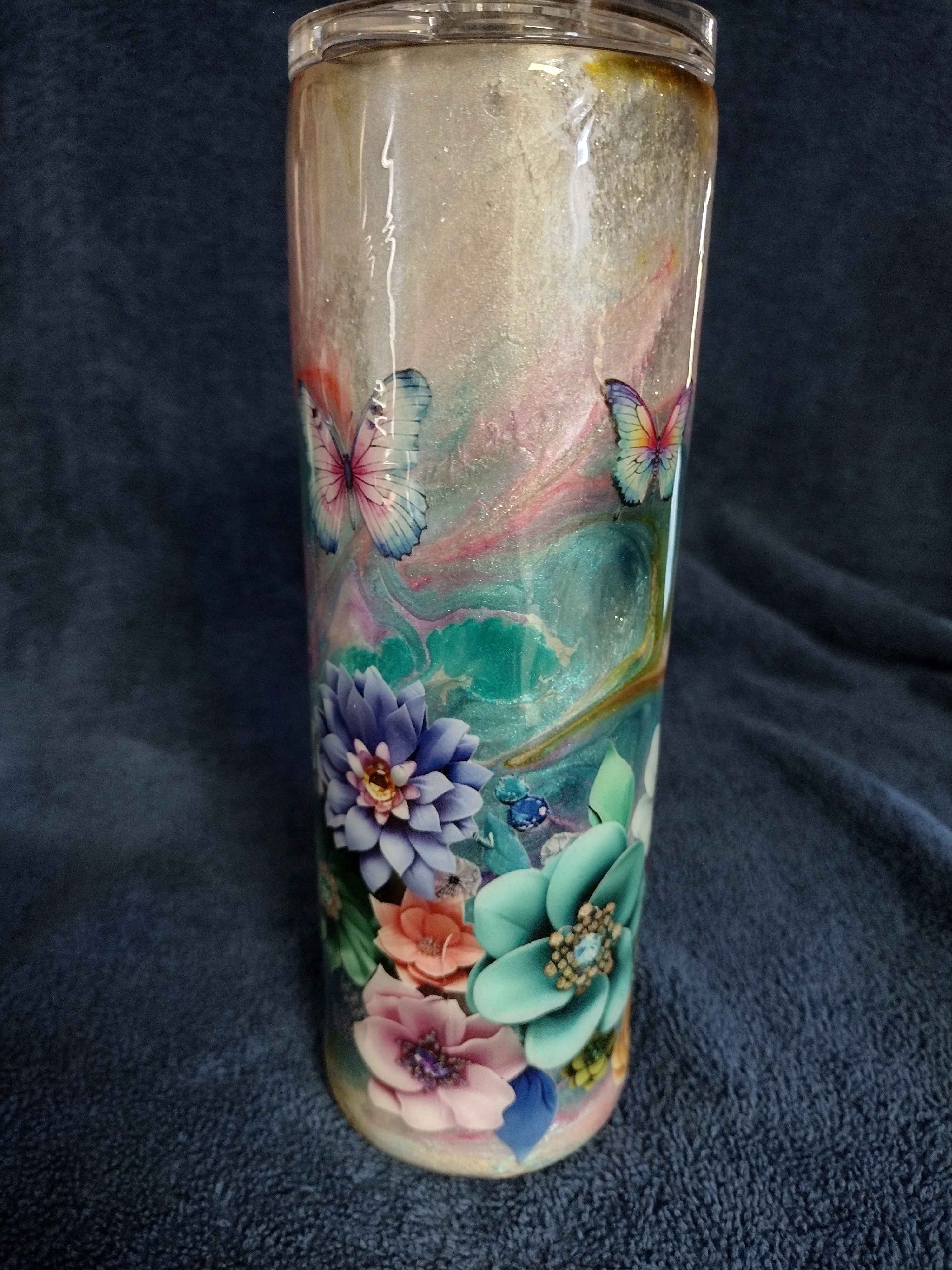 30oz Gorgeous Floral Tall Tumbler