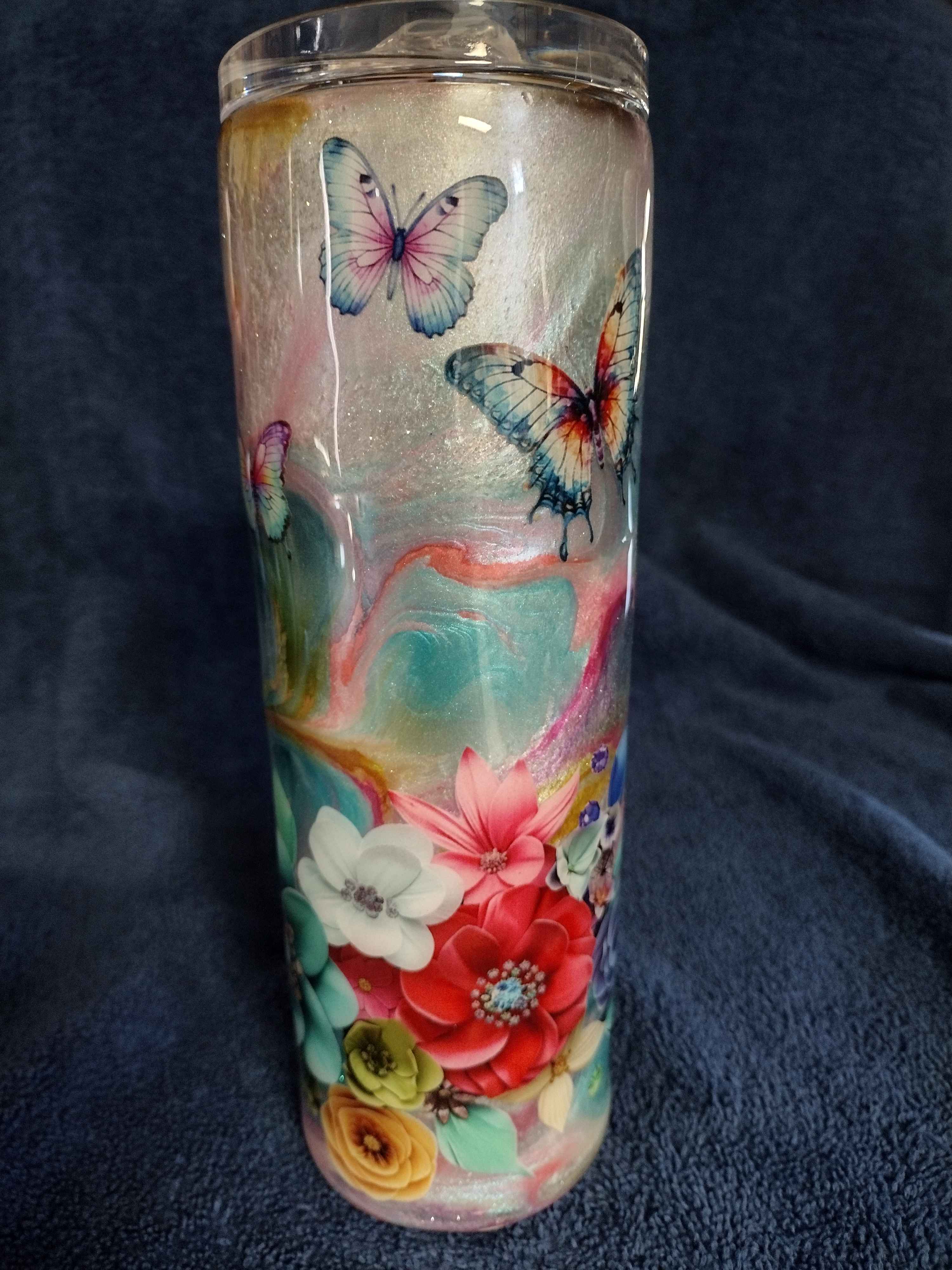 30oz Gorgeous Floral Tall Tumbler