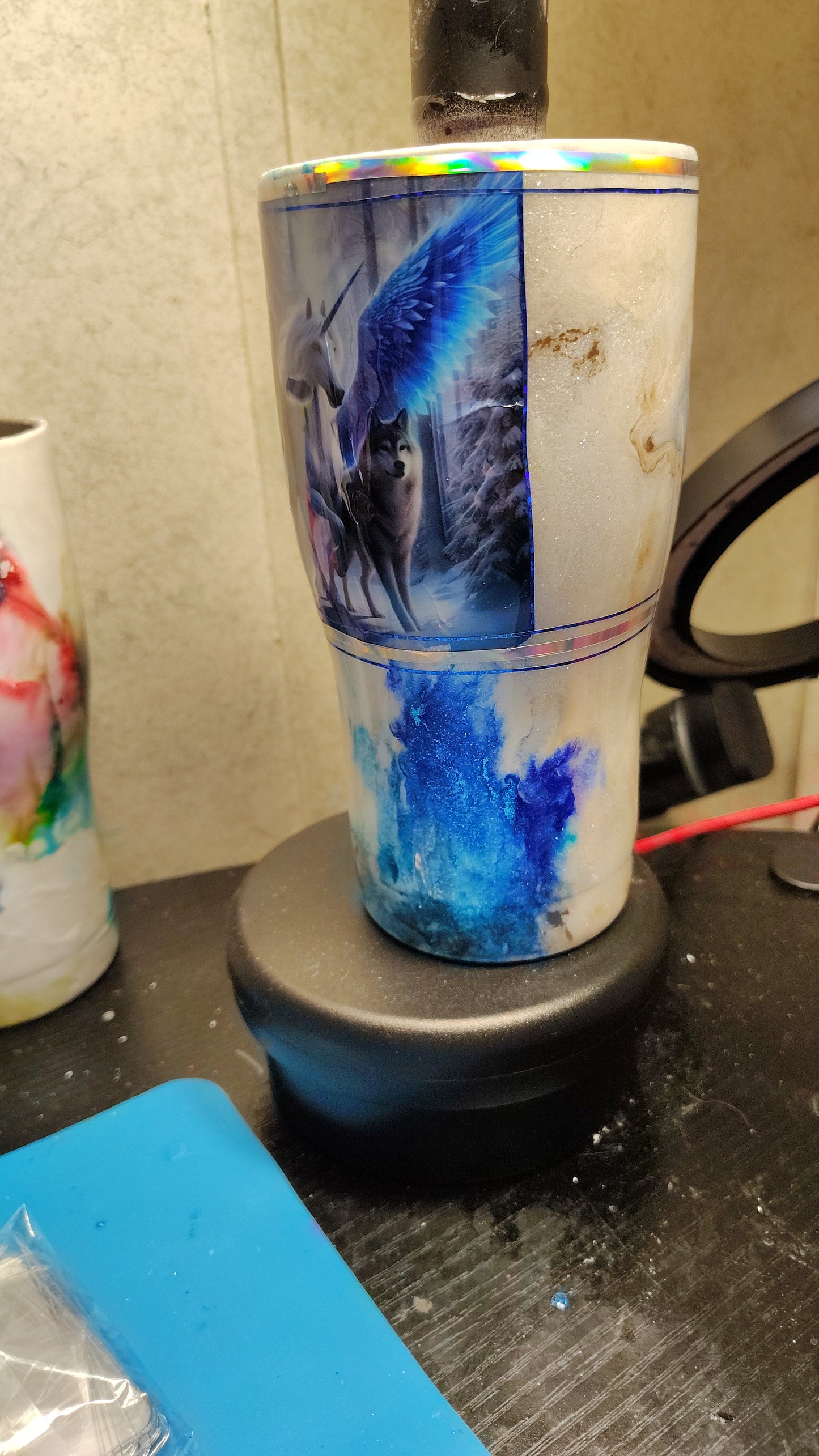 30oz Unicorn and wolf