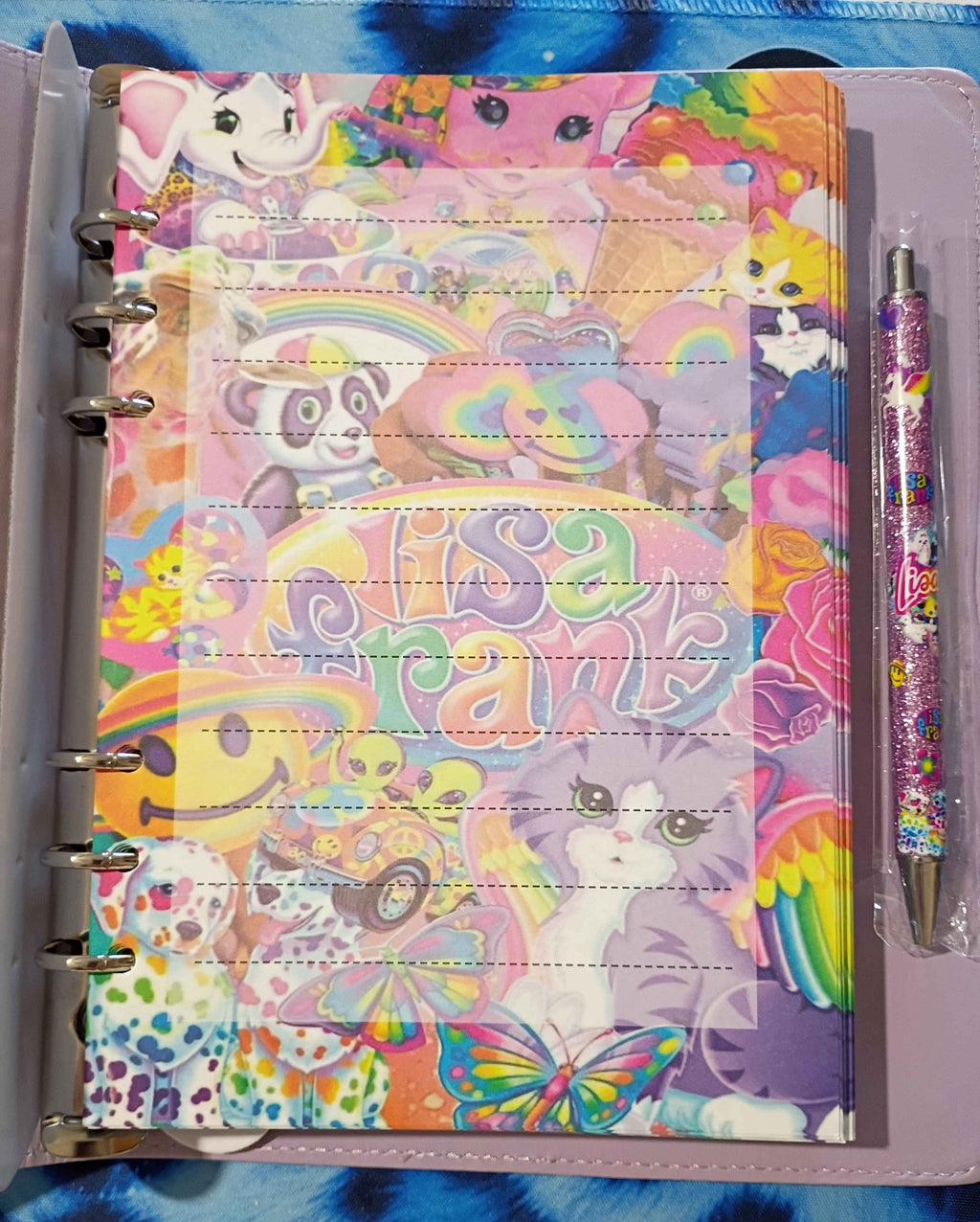 Colorful Coffee Lovers Binder with matching pen and pen