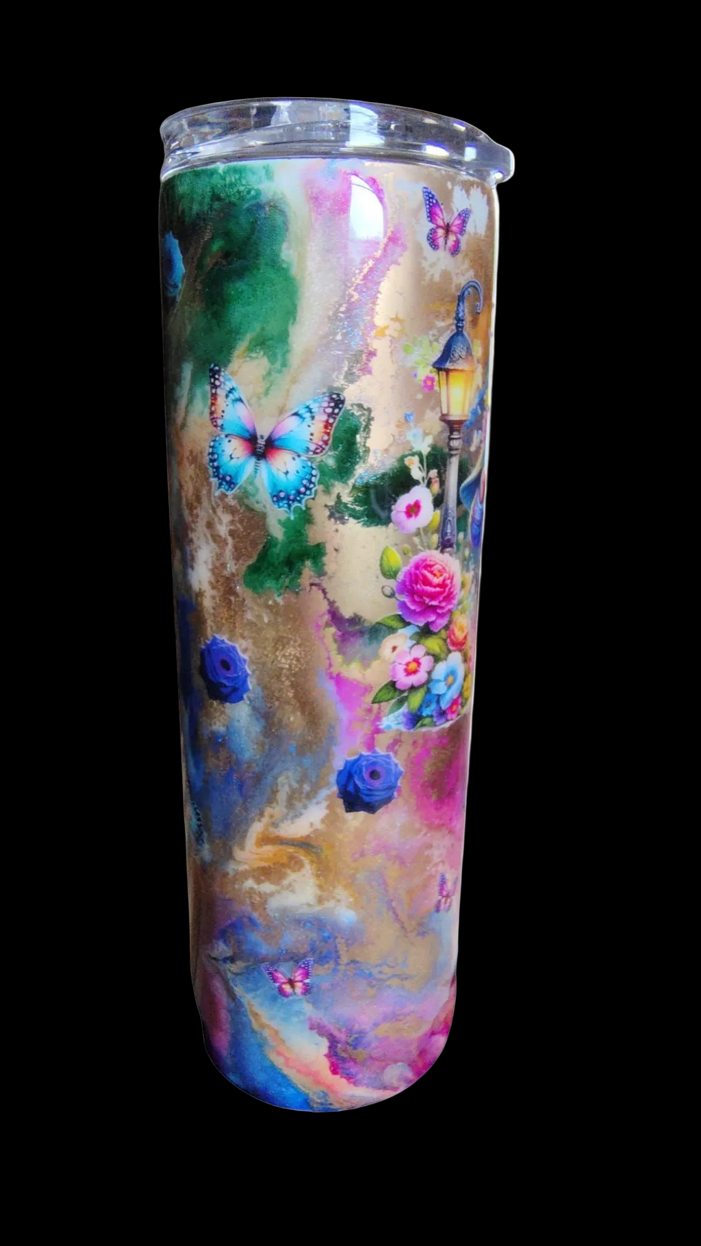 30oz Gnome Floral Tumbler