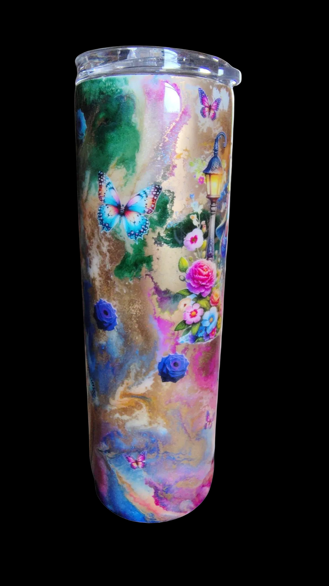 30oz Gnome Floral Tumbler
